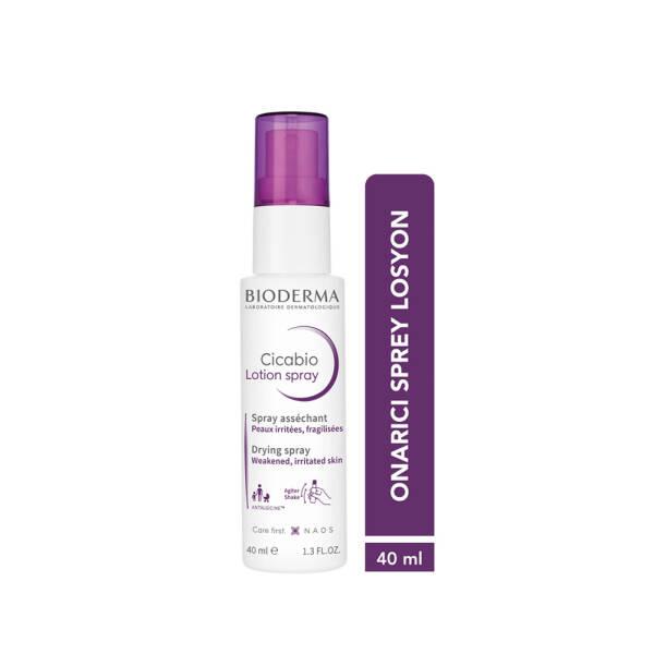 Bioderma Cicabio Soothing Skin Lotion Spray - Calming Relief for Damaged Skin, 1.35 fl oz
