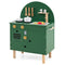 Play Kitchen for Kids Wooden Kitchen Playset with Stoves Faucet Sink Microwave and Oven