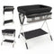 Portable Baby Changing Table with 3-Level Adjustable Height