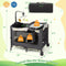 3-in-1 Convertible Portable Baby Playard with Music Box and Wheel and Brakes