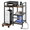 Printer Stand with Charging Station and Storage Shelves