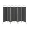 6 Feet 6-Panels Freestanding Folding Privacy Screen-White