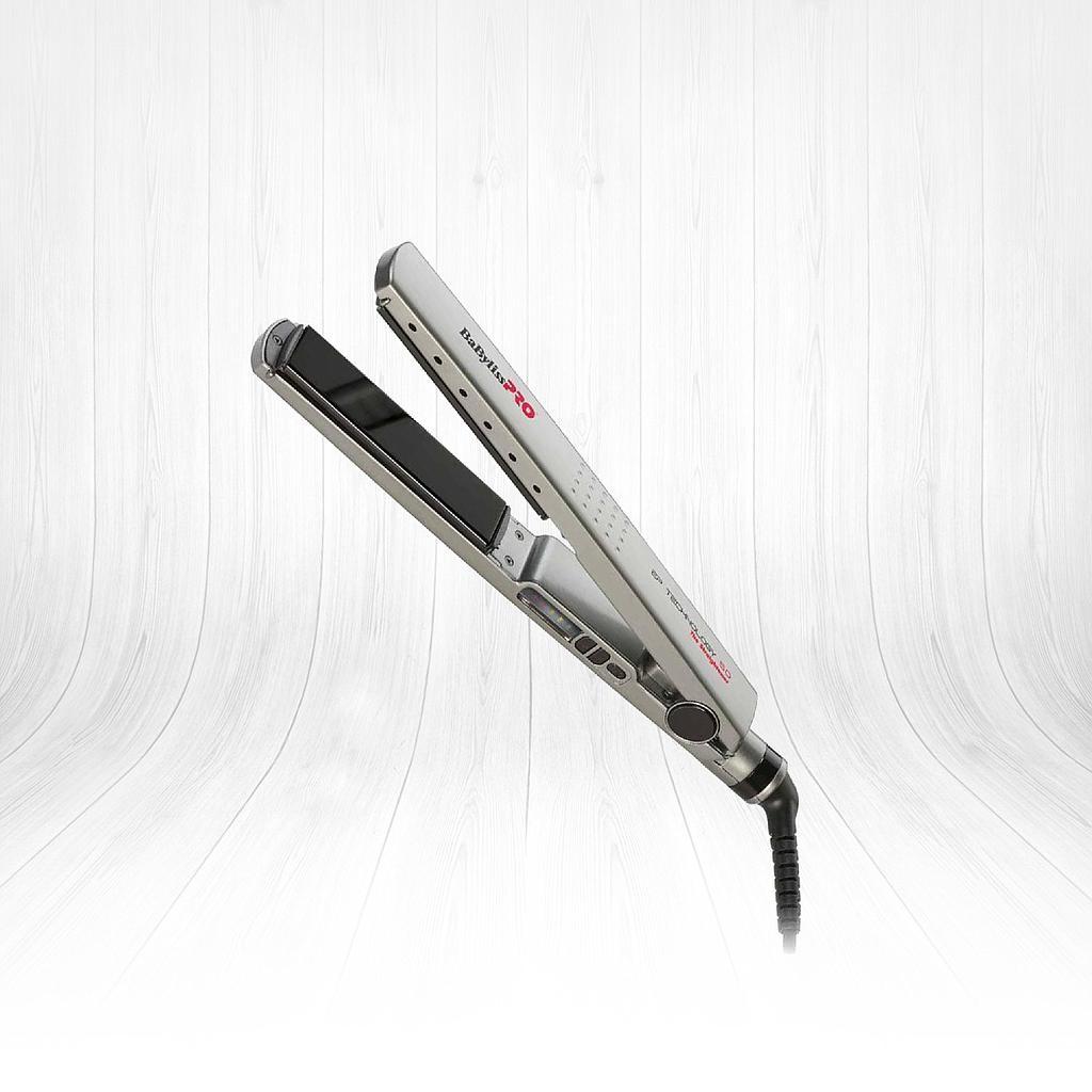 BaByliss PRO 2091E Ionic Titanium Hair Straightener - Professional Quality, Reduced Frizz & Enhanced Shine