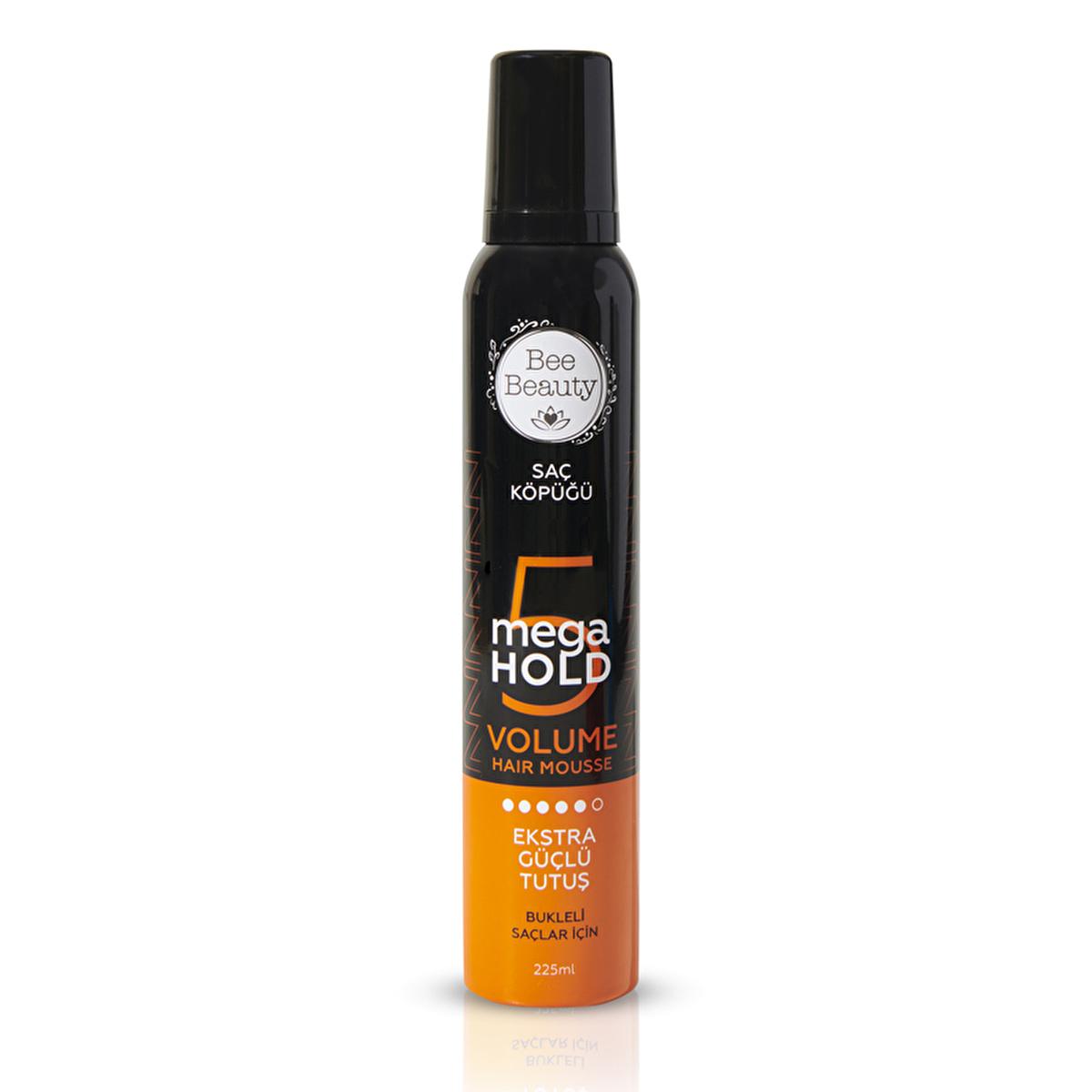 Bee Beauty Extra Strong Hold Hair Styling Mousse for Volume & Definition - 7.61 fl oz