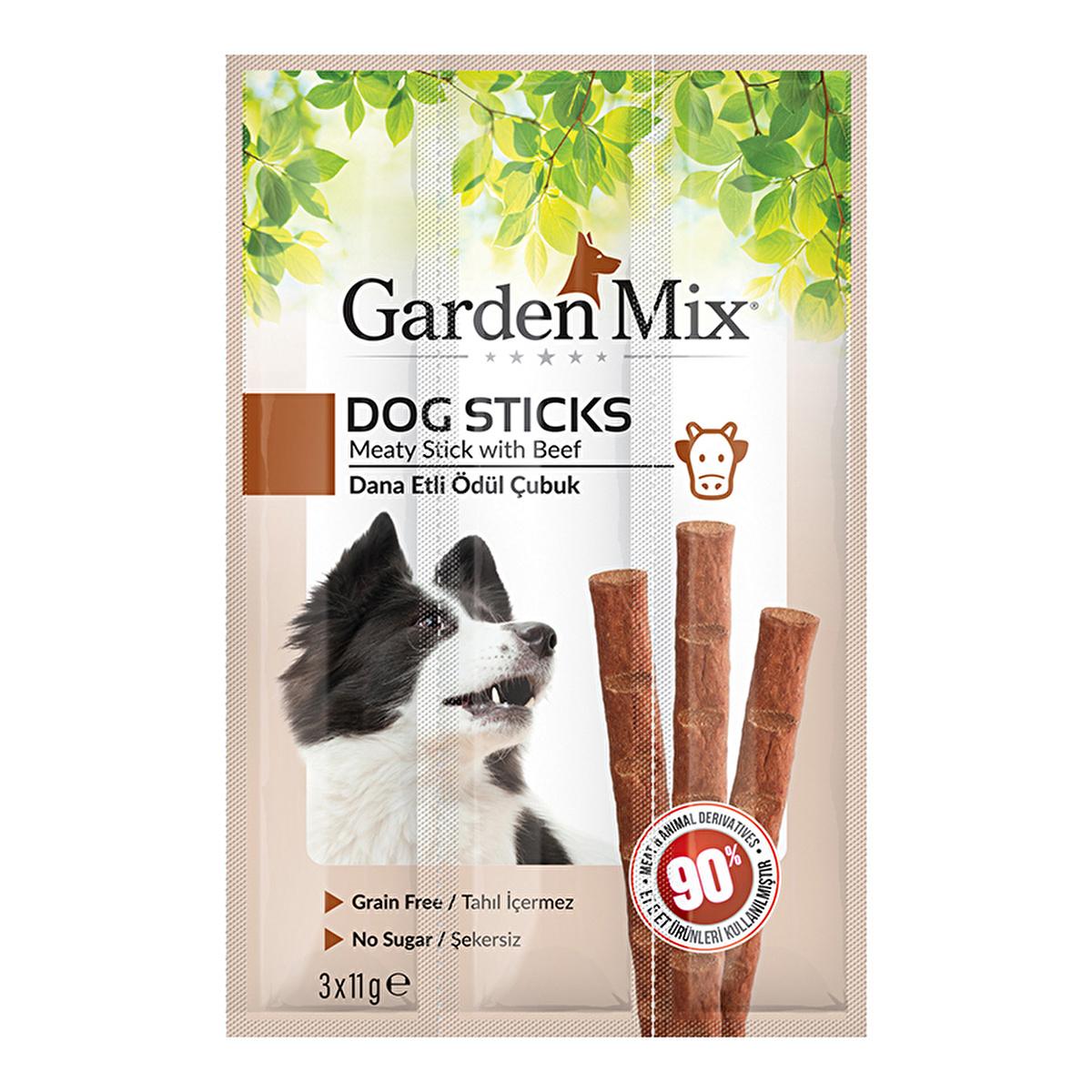 Beef Dog Stick Treats - High Protein Dog Treats, Beef Dog Snacks, Supplementary Dog Food