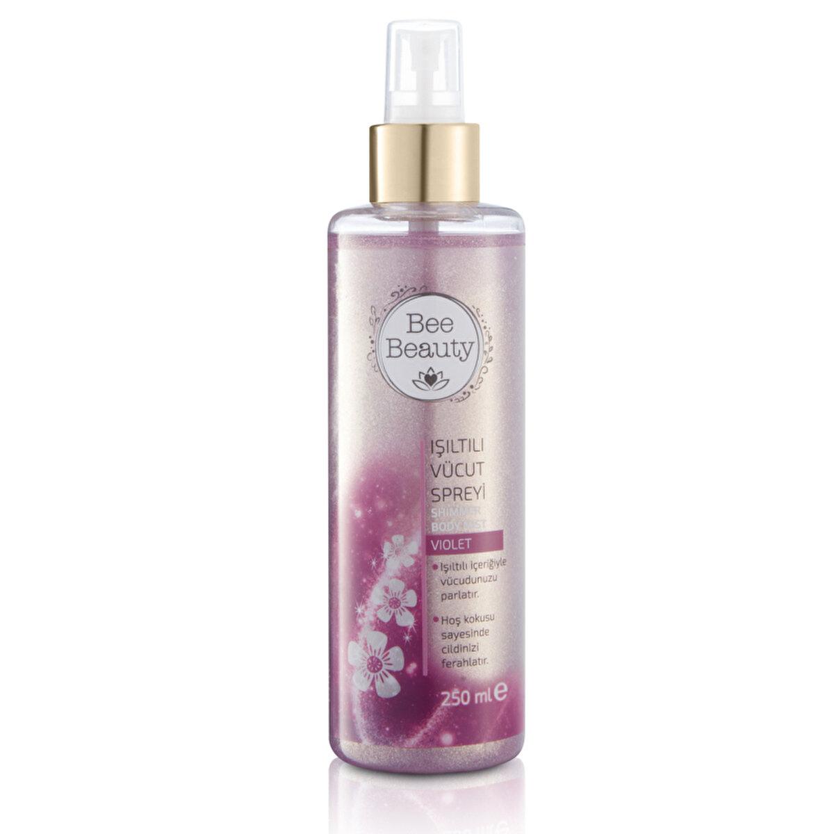 Bee Beauty Violet Shimmering Body Spray - 8.45 fl oz, Fragrant & Glamorous for Women