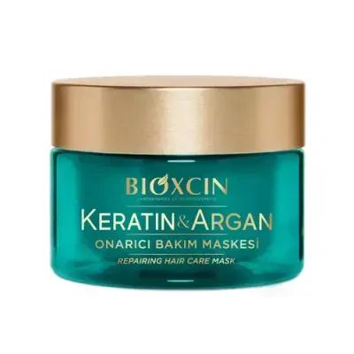 Bioxcin Keratin Hair Mask with Argan Oil - Nourishing, Repairing, and Anti-Hair Loss Treatment for Dry Damaged Hair