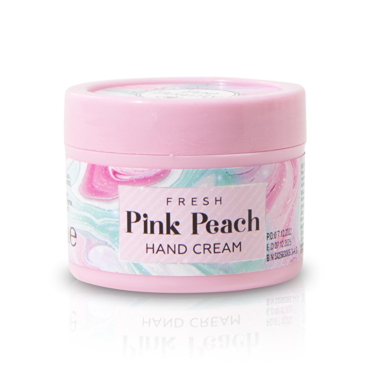 Bee Beauty Fresh Pink Peach Hand Cream: Fast Absorbing, Moisturizing, and Softening for Dry Skin - 1.01 fl oz