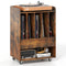 Record Player Stand Turntable Stand with Drawer and Record Holder