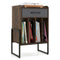 Record Player Stand with Drawer and Record Holder