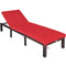 Outdoor Rattan Adjustable Cushioned Chaise