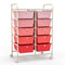 10-Drawer Rolling Storage Cart