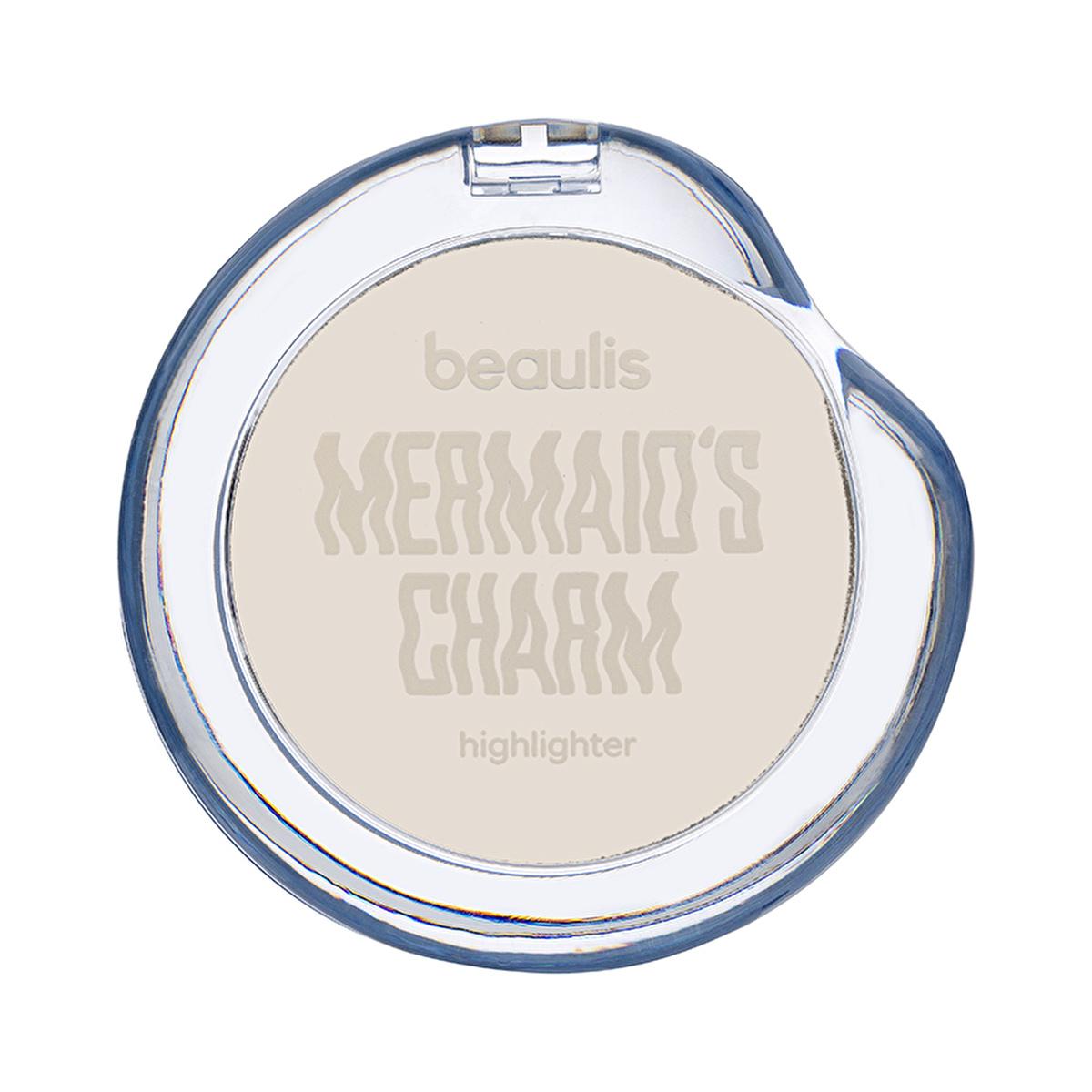 Beaulis Mermaid's Charm Highlighter: White Sands Illuminator for Shimmering, Glowing Skin