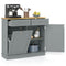 Kitchen Tilt Out Trash Cabinet with 2 Drawers and Adjustable Shelf