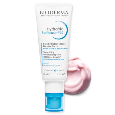 Bioderma Hydrabio Perfecteur Moisturizing Cream with SPF 30 - Hydrating Skincare for Sensitive Skin, Dermatologically Tested