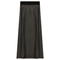 Long Cotton Skirt With Ribbed Elastic Waistband