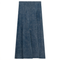 Ladies Long Denim Wash Skirt With Diagonal Cuts