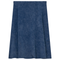 Ladies Short Denim Wash Skirt With Diagonal Cuts