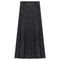 Ladies Long Denim Wash Skirt With Seam Down The Center