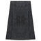 Ladies Short Denim Wash Skirt With Seam Down The Center