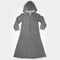 Long Terry Dress With Eyelet
