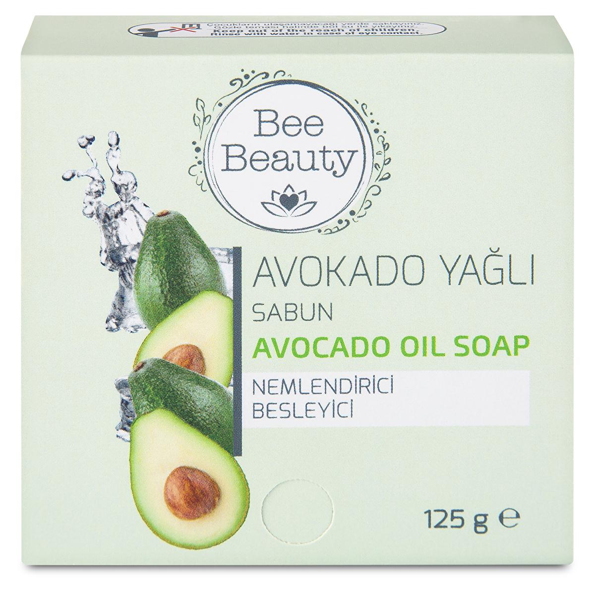 Bee Beauty Avocado Oil Soap Bar - Moisturizing, Gentle Cleansing for Dry Skin - Natural Skincare Soap