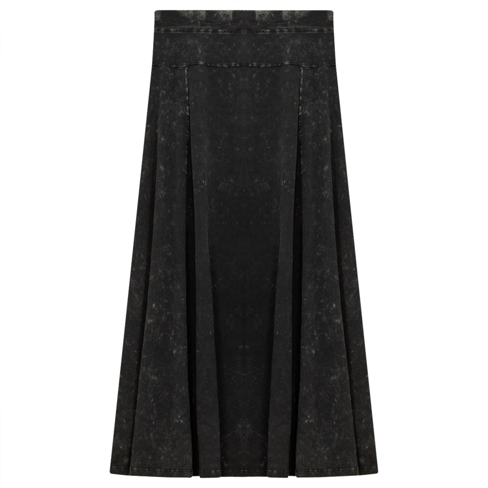 Ladies Denim Stretch Long Skirt
