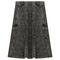 Ladies Tie Dye Wash Rib Short Skirt With Side Pockets