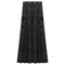 Ladies Tie Dye Wash Rib Long Skirt With Side Pockets