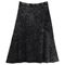 Denim Paneled Skirt