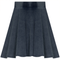 Wash Denim A line Skirt