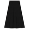 Tiered Solid Long Skirt