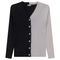 Contrast Ribbed Cardigan