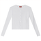 Cropped Knit Cardigan