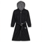 Checkered Star Applique Terry Robe