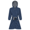 Checkered Star Applique Terry Robe