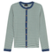 Stripped Ribbed Contrast Top