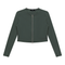 Cropped Zip Bomber Top