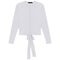 Drop Shoulder Cropped Tie Bolero