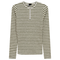 Wash Striped Henley Top
