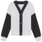 Denim Combo Cardigan