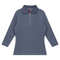 Zip Henley Collar Top