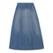 Denim Long Flare Skirt