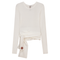 Rib Knit Wrap Top