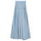 Woven Denim Flare Skirt