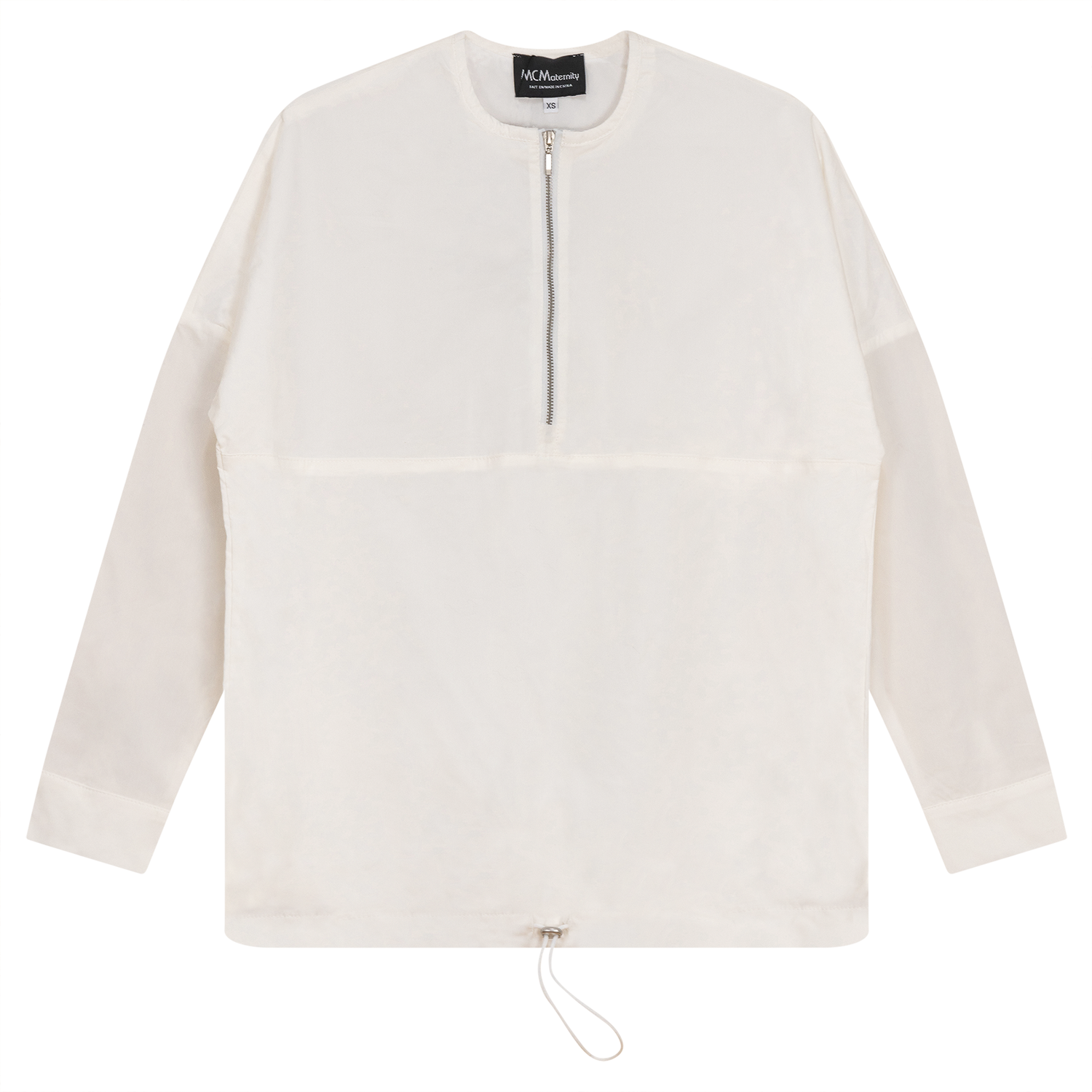 Maternity Cotton Henley Bungee Top