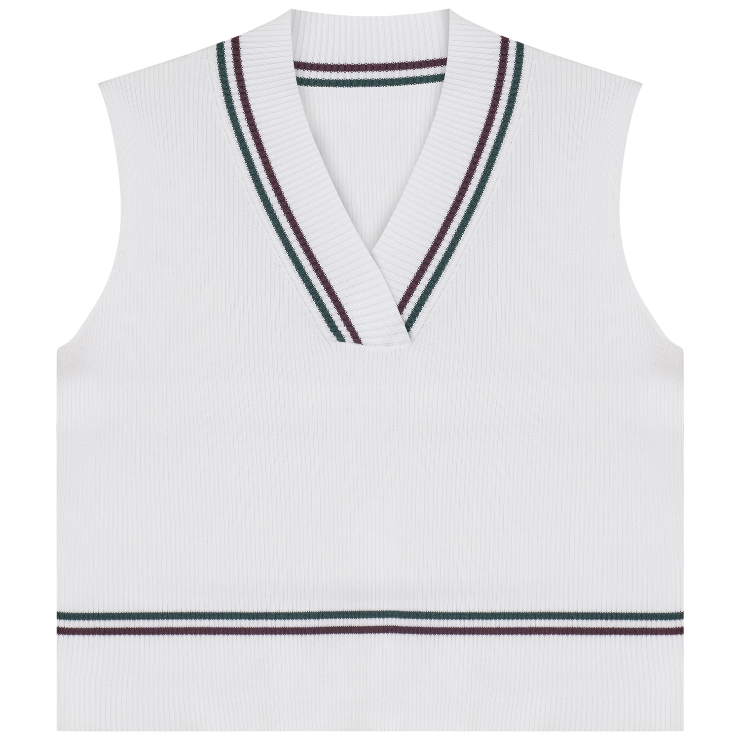 Contrast Striped Vest