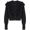 Cropped Crochet Knit Cardigan