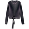 Striped Tie tee