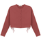 Cotton Cropped Side Tie Blouse